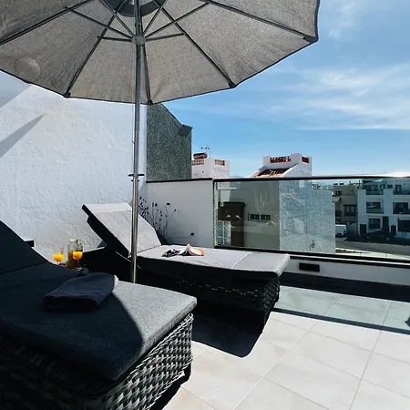 Atlantic 3 Apartment, Terrace, Solarium And * El Cotillo (Fuerteventura)